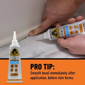106464 Glue Waterproof Caulk And Seal 100% Silicone Sealant All Purpose 2.8oz Squee