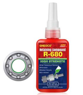 H680-50ml Gneoco Threadlocker Green Thread Lock High Strength Tight For Nuts Bolts