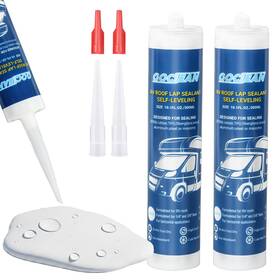 Gn019a Gociean Rv Roof Sealant 2026 Version White 2 Pack Self-leveling Lap Camper Caulk