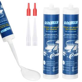 Gn024a Gociean 2025 Version Rv Roof Sealant 2-pack Self-leveling Lap White Camper