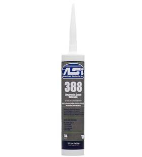 Gordonglass 313035885864 Asi 388 Clear Electronic Grade Silicone - 10.2 Oz Squeeze Tube