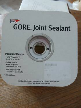 31950629 Gore-tex 1/4 Inch X 50ft White Wide Joint Sealant