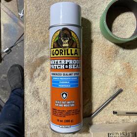 Gorilla 052427009104 Waterproof Patch And Seal Rubberized Sealant Spray 14oz