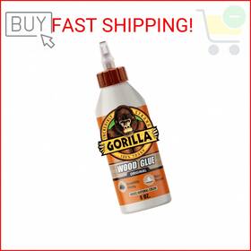 Gorilla 052427620002 Wood Glue 8 Ounce Bottle Natural Color Pack Of 1
