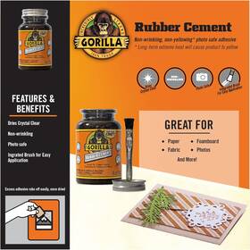 105779 Gorilla Glue 4oz Rubber Cement