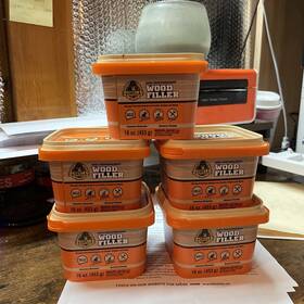 107103 Gorilla Glue 5 Packgorilla All Purpose Wood Filler 16 Ounce Tub Natural