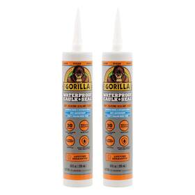 112107 Gorilla Glue Waterproof Caulk And Seal 100% Silicone Sealant Flexible For