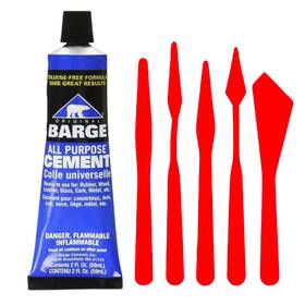 Bdl-0462 Gras Art Bundles Barge Contact Cement Adhesive All Purpose 2oz With Pixiss Paste Spreaders