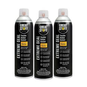 Great Stuff 036121220126 Extreme Sealant 3-pack - Clear 14 Oz Aerosol