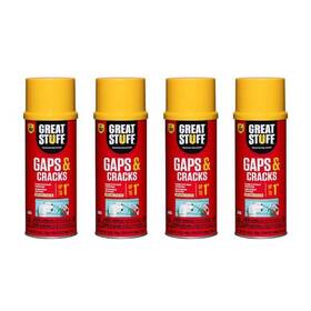 Great Stuff 500227182133 4 Pack Spray Foam Sealant For Insulating Gaps And Cracks 12 Oz