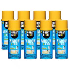 Great Stuff 744759539311 12 Oz. Window And Door Insulating Spray Foam Sealant 8 Pack