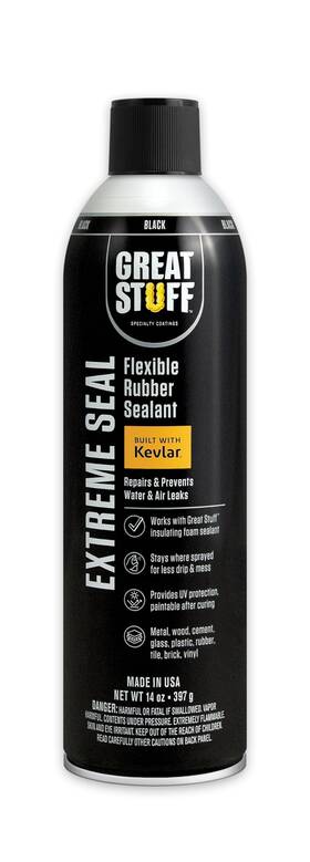 Gseb14101 Great Stuff Extreme Seal Flexible Rubber Sealant Aerosol Protect Surfaces From Water