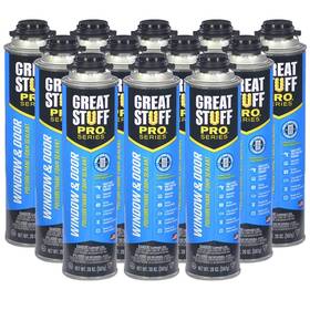 Great Stuff Pro 850024402034 Window And Door - Polyurethane Foam Sealant. Air Tight Water Resistant Seal