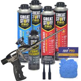 Ktfm-23001 Great Stuff Pro Gaps And Cracks 24oz Window Door 20oz Polyurethane Foam Sealant Cleaner