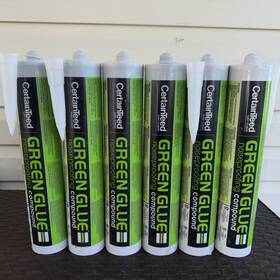Green Glue 839223009589 Noiseproofing And Damping Compound - Lot Of 6 Tubes With Tips