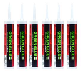 Green Glue Company 705353405679 Noiseproofing Sealant Caulk - Pack Of 6 Tubes 28 Oz Each With Cle