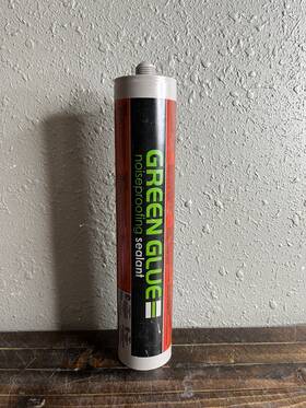 Gglues1 Green Glue Noiseproofing Sealant 28oz Tube Acoustical Sound Isolation White