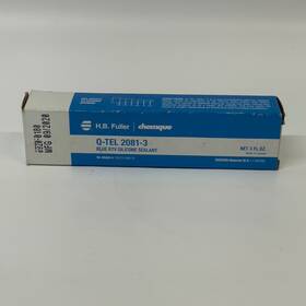 2081 H.b. Fuller 644216354528 Q-tel Blue Rtv Silicone Adhesive/sealant 3 Fl. Oz. - New Sealed