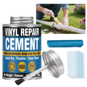 Gzpvcjs-60ml Halldeli Vinyl Cement Strong Glue For Pool Patch Repair Waterproof Pvc Wi