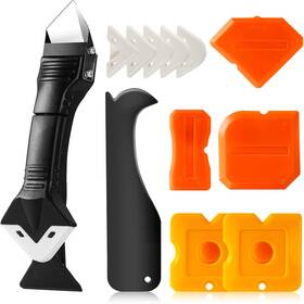 Hanjkinz 445042585598 3 In 1 Silicone Caulking Tools Stainless Steelhead 12pack Caulk Remover Tool