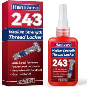 243m Hannaera Thread Lock Blue 243 Threadlocker Medium Strength And Seal Metal