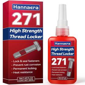 High-50ml Hannaera Thread Lock Red Threadlocker High Strength And Seal Metal Nuts Bolts