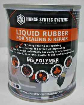 Hanse Syntec Systems 860013045210 Hss Liquid Rubber For Sealing And Repair White