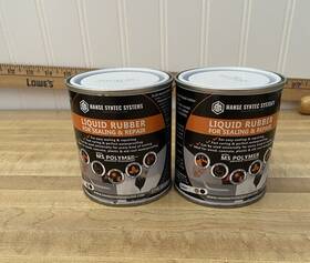 Hanse Syntec Systems 860013045227 2 Cans Of Hss Liquid Rubber For Sealing And Repair Gray 7.7 Oz Polymer Sealant
