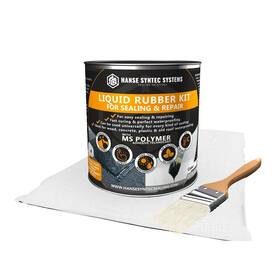 Hss-r38-s1b Hanse Syntec Systems Hss Liquid Rubber Sealant Kit Black - 25.7 Oz Incl. Reinforcement And Brush