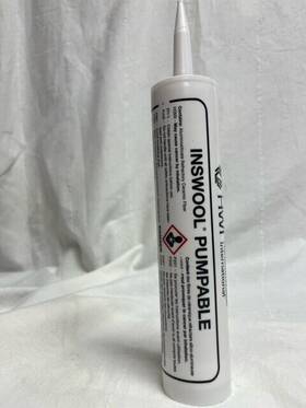 Iwmold1030p Harbison Walker Inswool Pumpable Modable 2300f Ceramic Fiber Caulking 10.3oz