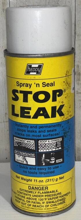 M1023h Heddy Lot Of 3 Spray And Seal Stop Leak 11oz Waterproof Repair Roof Basement