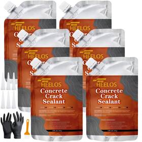 Ccf6 Heelos Concrete Crack Filler Self Leveling 6 Pack Slab Sealant High