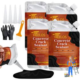 Ccfb4dai Heelos Asphalt Crack Filler 4pack High Elasticity Driveway Self Leveli