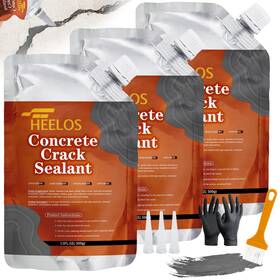 Filler3p Heelos Concrete Crack Filler And Sealant 3pack Quick Drying Cement Waterpr