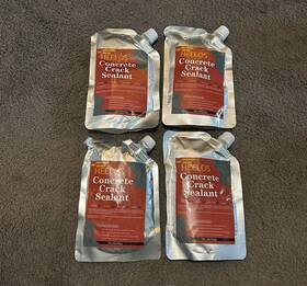 Filler9p Heelos Concrete Crack Sealant 4 Pack Premium Filler