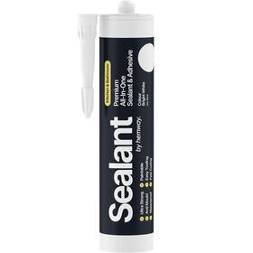Hemway 056203718223 Bright White Kitchen Bathroom Hybrid Polymer Sealant Adhesive 13.1oz All In O