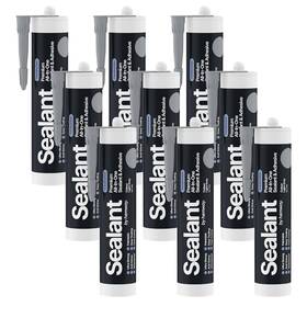 Hemway 056773406636 Light Grey Construction Hybrid Polymer Sealant Adhesive 13.1oz All-in-one
