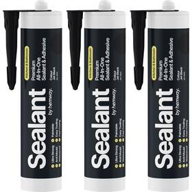 Hemway 056773406766 Jet Black Kitchen Bathroom Hybrid Polymer Sealant Adhesive 13.1oz All In One