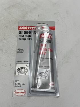 135507 Henkel Loctite Si 596 Red High Temp Rtv Silicone Adhesive Sealant 2.7 Fl Oz Use By 2/25