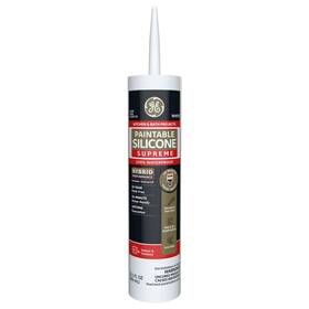 2733743 Henkel Corporation Ge Supreme Paintable Silicone Caulk For Kitchen And Bathroom - 100% Waterproof Sil