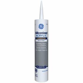 2874436 Henkel Corporation Ge Siliconized Acrylic Painters Pro Seal And Paint Sealant White 10 Oz. Cartridge