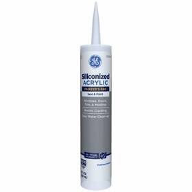 2874546 Henkel Corporation 12 Pack - Ge Siliconized Acrylic Painters Pro Seal And Paint Sealant Clear 10 Oz
