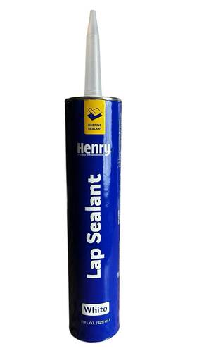 Henry 081725634428 Single-ply Roofing Waterproof Lap Sealant White 11 Oz
