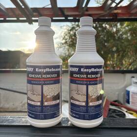 12248 Henry 2 Pack Easyrelease Adhesive Remover Remove Carpet Tile Linoleum 32 Oz 1393