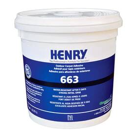 Henry 313109527584 High-performance 663 Series Outdoor Carpet Adhesive - 1 Gallon