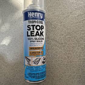 Henry 445028025001 880 Tropi-cool Stop Leak 100% Silicone Clear Spray Sealer 14.1 Oz. Full Case