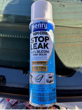 Henry 445043090015 White 880 Tropi-cool Stop Leak 100% Silicone Spray Sealer 14.1 Oz
