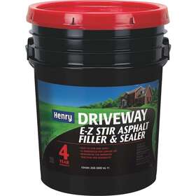 He200074 Henry Driveway Stir Asphalt Filler And Sealer Easy To Apply 4.75 Gal
