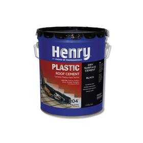 He204071 Henry Smooth Black Asphalt Roof Cement 4-3/4 Gal