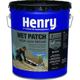 He208071 Henry Wet Patch 5 Gal. Black Roof Leak Repair